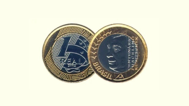 Moeda em comemoração ao Centenário de Juscelino Kubitschek