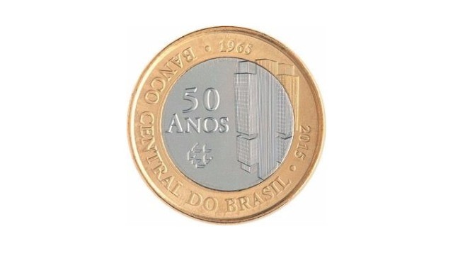 Moeda de 1 Real do Cinquentenário do Banco Central