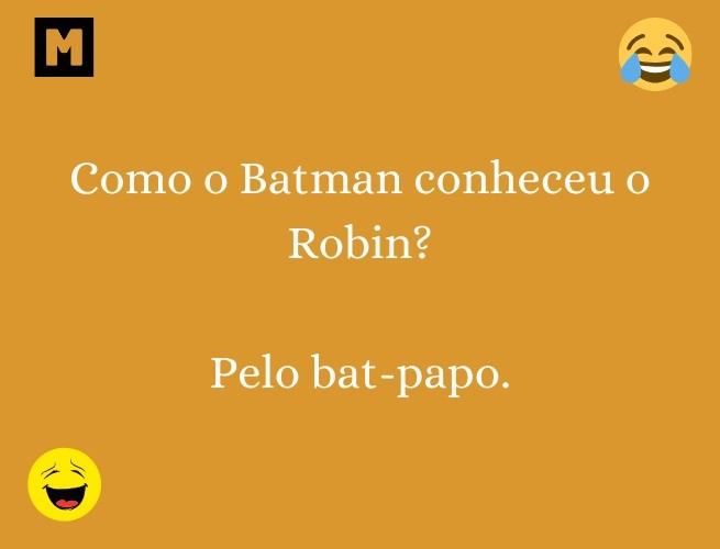 Como o Batman conheceu o Robin?  Pelo bat-papo.